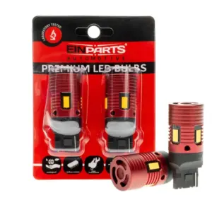 Einparts LED bulbs W21W CANbus orange 1700–1800 K 4× SMD 3570, pair