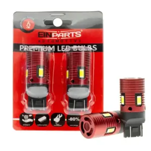 Einparts LED bulbs W21/5W CANbus 6000 K 4× SMD 3570, pair