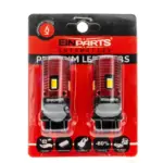 Einparts LED bulbs P27/7W CANbus orange 1700–1800 K 4× SMD 3570, pair