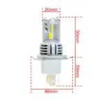 Einparts LED headlight bulbs H4 Extremo 12 V 6000 K 2200-2900 lm CANbus, pair