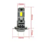 Einparts LED žarulje H7 Extremo 12 V 6000 K 3800 lm CANbus, par