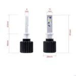 Einparts LED žarulje H1 Luxeon Z-ES 16 W 4000 lm 6000 K 12/24 V CANbus, par
