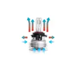 Einparts LED headlight bulbs H7 6000 K 12 V CANbus, pair