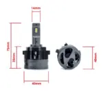Einparts LED headlight bulbs H7 6000 K 12 V CANbus, pair