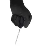 Einparts latex-coated work gloves, size M/8, black, EN 388, pair