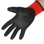 Einparts latex-coated work gloves, size XL/10, red, EN 388, pair