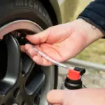 Einparts tyre sealant spray 450 ml, temporary puncture repair