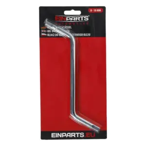 Einparts oil drain plug key 8 and 10 mm, square ends, 1 pc