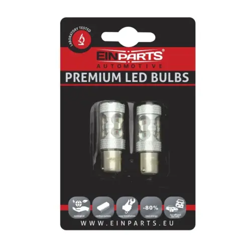 Einparts LED žarulje narančasta 1800 K 10× CREE XB-D, par