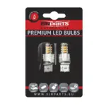 Einparts LED bulbs CANbus red 30× SMD 3020, pair