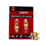 Einparts LED sufitne žarulje 12/24 V CANbus 12× SMD 4014, par
