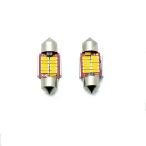 Einparts LED festoon bulbs 12/24 V CANbus 12× SMD 4014, pair