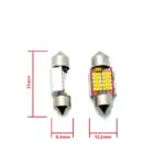 Einparts LED sufitne žarulje 12/24 V CANbus 12× SMD 4014, par