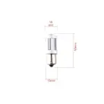 Einparts LED bulbs CANbus red 66× SMD 2016, pair