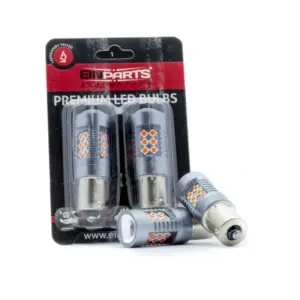 Einparts LED bulbs 9–16 V CANbus red 24× SMD 3030, pair