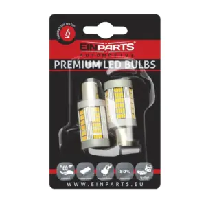 Einparts LED bulbs CANbus orange 1800 K 135× SMD 4014, pair
