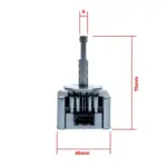 Einparts LED žarulje D-Series 12/24 V 6000 K 45 W 5000 lm CANbus, par