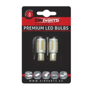 Einparts LED bulbs CANbus orange 1800 K 66× SMD 2016, pair