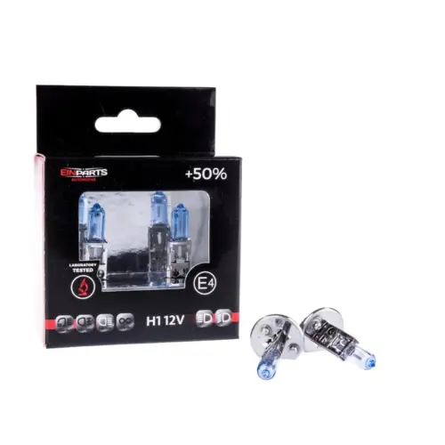 Einparts halogen bulbs H1 12 V 55 W, pair