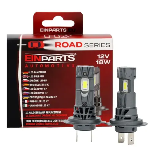 Einparts LED headlight bulbs Road Series 18 W 2700 lm 6500 K, pair