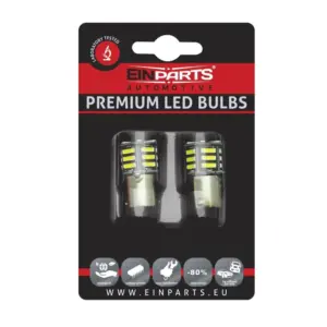 Einparts LED bulbs 6000 K 21× SMD 7020, pair