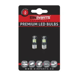 Einparts LED bulbs CANbus 6000 K 12× SMD 3030, pair