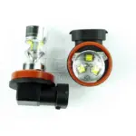 Einparts LED žarulje 6000 K 9× CREE XB-D, par