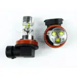 Einparts LED žarulje 6000 K 9× CREE XB-D, par