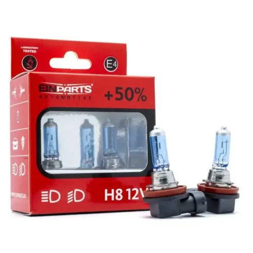 Einparts halogen bulbs H8 12 V 35 W, pair