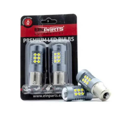 Einparts LED bulbs 9–16 V CANbus 6000 K 24× SMD 3030, pair