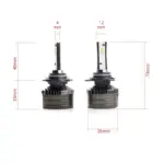 Einparts LED žarulje Seoul CSP 12/24 V 6000 K 30 W 5000 lm CANbus, par