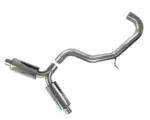 Bull-X 3" Y-Style VAG02 exhaust system for 1K platform, 1.4/1.8–2.0 T(F)SI FWD