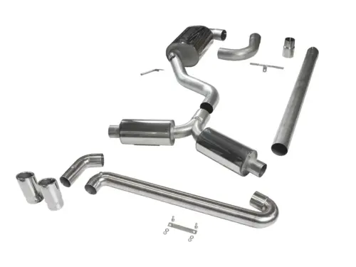 Bull-X 3" Y-Style exhaust system for Audi A3 8V Saloon FWD 1.8 TFSI 180 PS