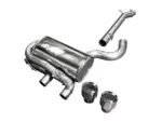 Bull-X 3" ECE exhaust system with valve for VW Golf 6 R 271 PS (without centre silencer)