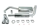 Bull-X 2.5" ECE exhaust system for VW Polo 9N 1.8T GTI/Cup Edition, 150/180 PS