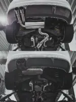 Bull-X ispušni sustav 3" ECE za Audi S3 8P quattro 2.0 TFSI, 265 KS