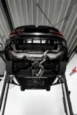 EGO-X valved exhaust system 3.5"/89 mm for BMW 320i/420i G2x without factory valve