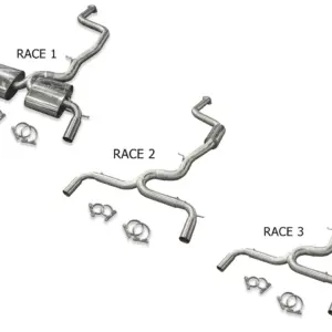 Bull-X ispušni sustav 3" Y-Style za Ford Focus RS/ST Mk.2