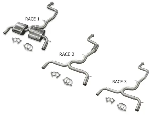 Bull-X 3" Y-Style exhaust system for Ford Focus RS/ST Mk.2