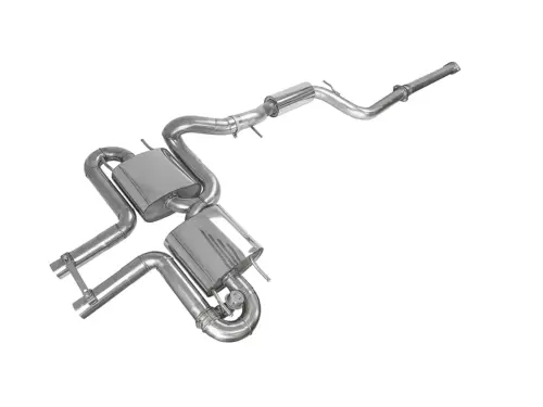 EGO-X 3" valved exhaust system for Ford Focus ST Mk3 250 PS, ECE