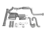 EGO-X 3" valved exhaust system for Ford Focus ST Mk3 250 PS, ECE