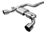 EGO-X 3" exhaust system for Ford Focus RS Mk.3 350 PS with ECE