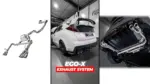 EGO-X 3" exhaust system for Honda Civic Type R FK2 310 PS (ECE)