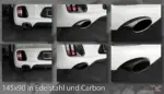 Bull-X 3" valved exhaust system for Kia Ceed II JD 1.6 GT 204 PS