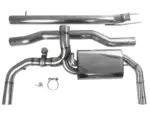 EGO-X 3.5" exhaust system for Mercedes A45, CLA45 and GLA45 AMG 381 PS
