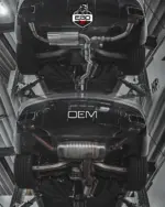EGO-X 3.5" exhaust system for Mercedes A45, CLA45 and GLA45 AMG 381 PS
