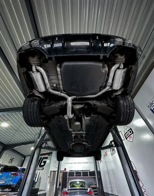 EGO-X ispušni sustav 3,5" za Mercedes C43 AMG 390 KS s OPF-om (ECE)