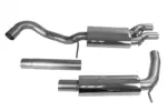 EGO-X 2.75" (70 mm) ECE exhaust system for VW Polo 6R WRC 220 PS