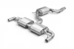 EGO-X 3" exhaust system for Audi TT 8J 160/211 PS FWD with ECE