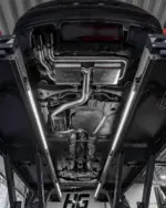 EGO-X 3" left-side exhaust system for VAG 2.0 T(F)SI FWD